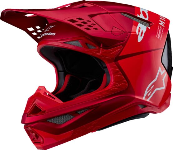 Alpinestars Supertech M10 Flood MIPS Helmet Red Fluo/Red Medium