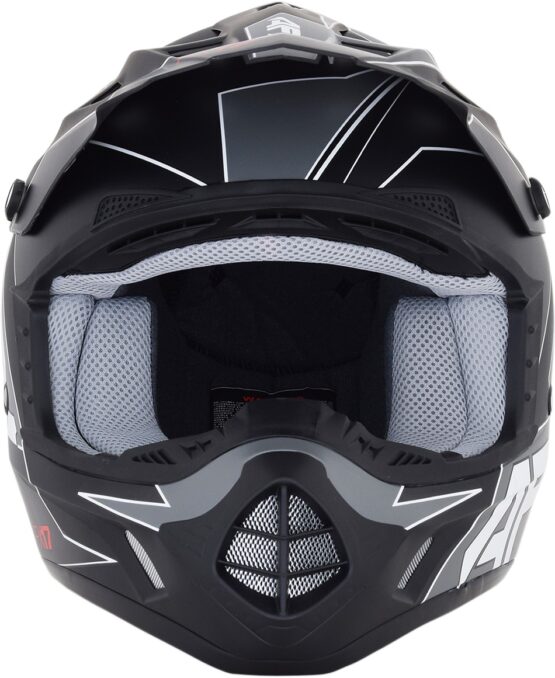 FX-17 Full Face Offroad Helmet Matte Black X-Large - Image 2