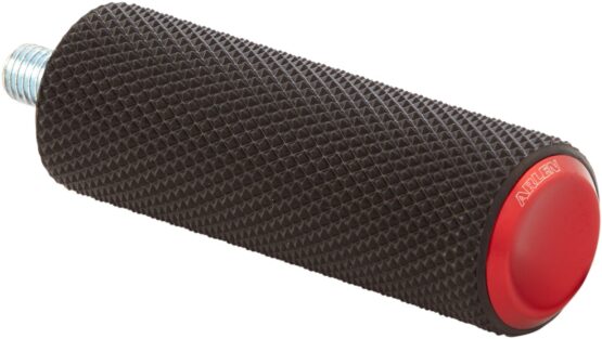 Arlen Ness Knurled Rubber Shift Pegs Red