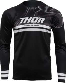 Thor Assist Banger Long-Sleeve Jersey Black/White Men's XL