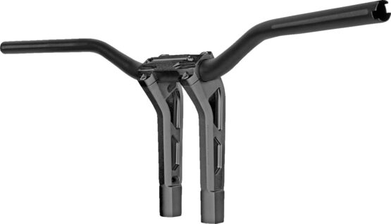 Performance Machine Phatbar Handlebar & Riser Kit Black 9in Harley - Image 2