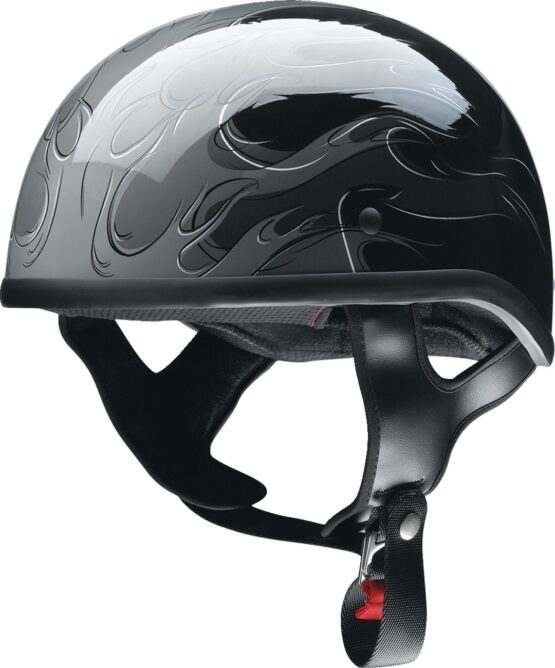 Z1R CC Beanie Hellfire Helmet - Medium Gray Gloss