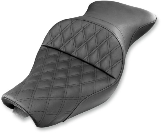 Explorer Touring Lattice Stitched 2-Up Seat - Black