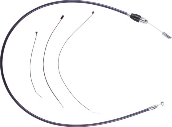 Drag Specialties Quick Connect Upper Clutch Cable 43in Black/Chrome For FLHX - Image 2
