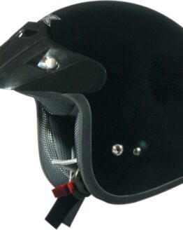 FX-75 Open Face Street Helmet Gloss Black Large