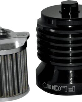 FLO Reusable Stainless Steel Spin On Black Oil Filter