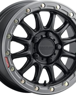 Raceline Alpha Beadlock Wheel 17x7 5x114.3 +25 Black/Gunmetal For Polaris RZR R
