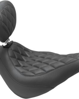 Tripper Diamond  Wide Solo Seat w/Backrest