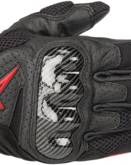 SMX1 Air V2 Motorcycle Gloves Black/Red Large