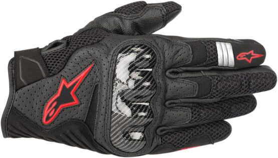 SMX1 Air V2 Motorcycle Gloves Black/Red Large