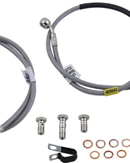 Stainless Steel Front 2-Lines Brake Line Kit