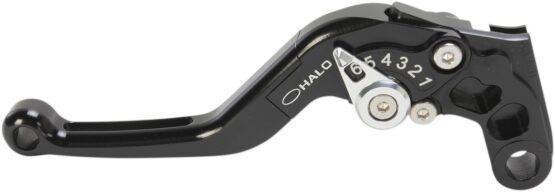 Halo Aluminum Adjustable Folding Clutch Lever - Black
