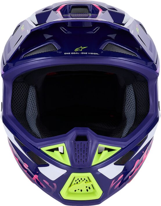 Alpinestars SM7 Deed Helmet Gloss Purple/Pink XL - Image 2