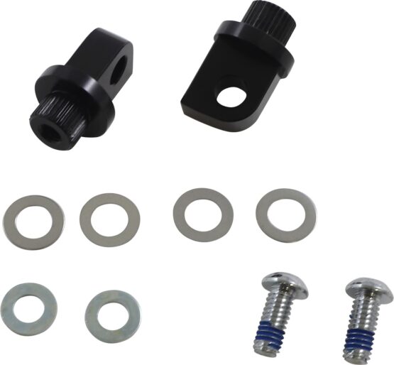 Arlen Ness Splined Universal Footpeg Mount Gray 07-990