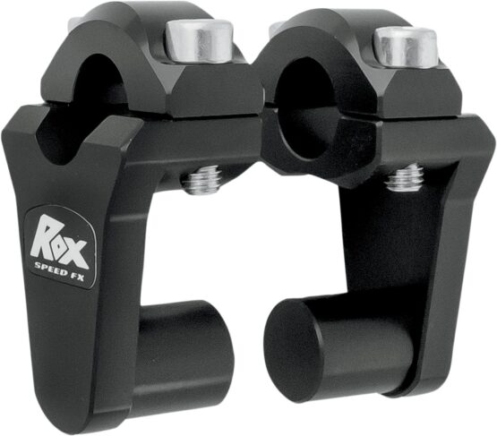 ROX Speed FX Pivoting Handlebar Risers 2in Black for 7/8in Bar Clamps