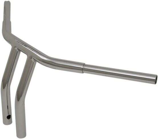 1.25" Diameter 10" Rise TBW Chrome T Handlebars - Image 2