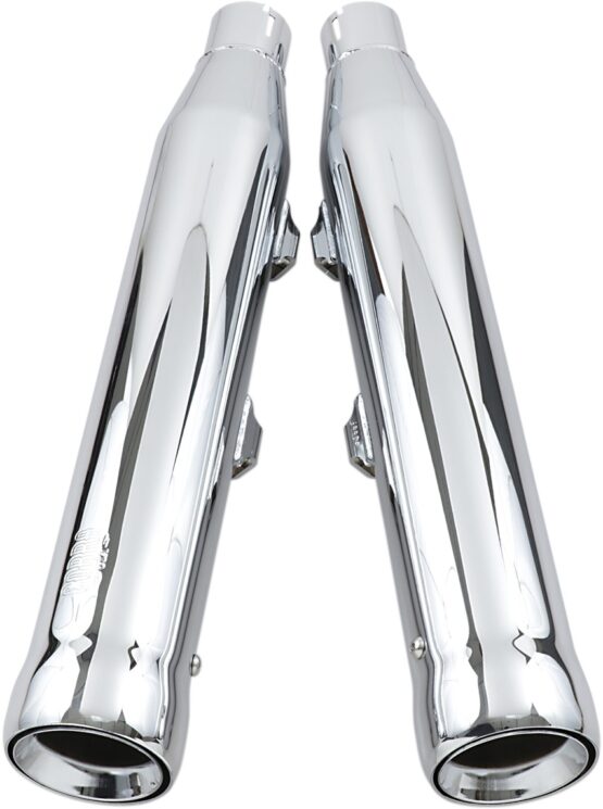 Cobra 3 Inch Neighbor Hater Slip-On Mufflers Chrome For Harley XL 14-22 - Image 2