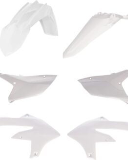 Acerbis Standard Plastic Kit White 6pc Fits 2025 Yamaha WR250F/450F