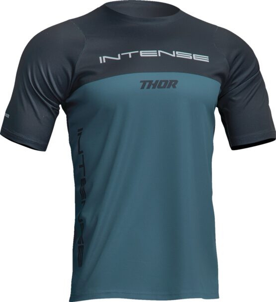 Thor Intense Assist Censis Jersey Midnight Blue/Teal/White Men's Large