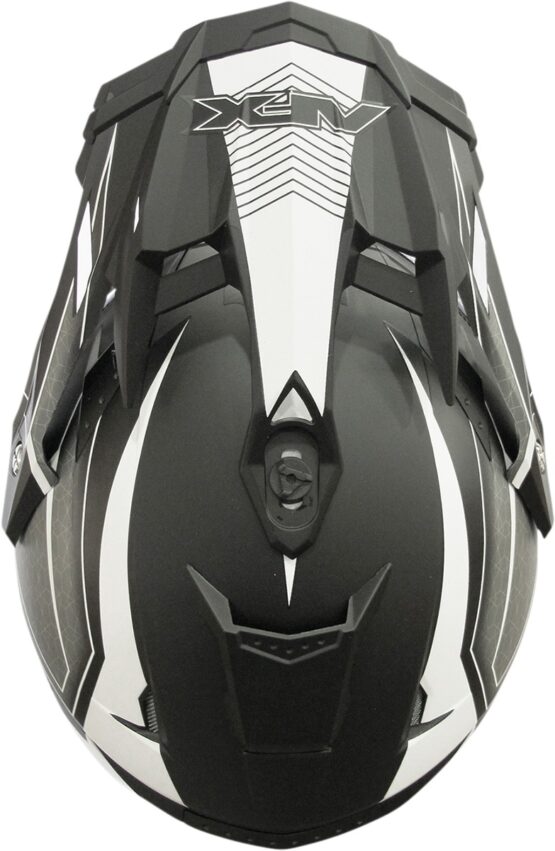 FX-41DS Range Full Face Dual-Sport Helmet Matte Black Small - Image 2