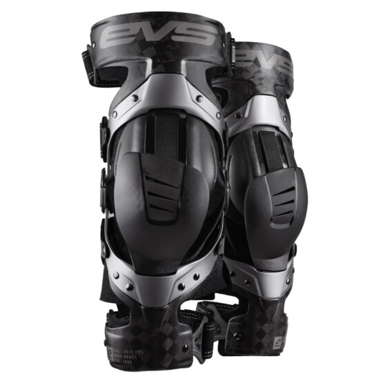 EVS Axis Pro Knee Brace Pair Black/Grey Large