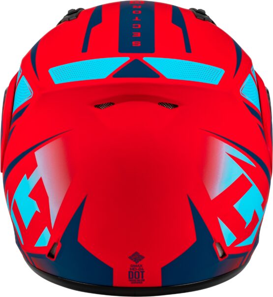 GMAX MD-04 Sector Modular Helmet Matte Red/Blue Small - Image 2