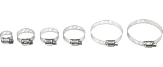 Helix Stainless Steel Worm Drive Hose Clamps 6-16mm 10 Pack - Image 2