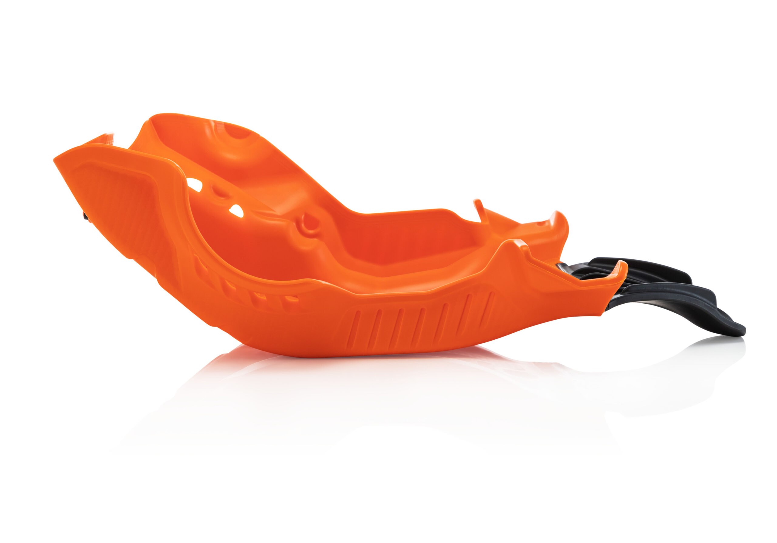 Skid Plate W/linkage Guard - Orange & Black - Image 3