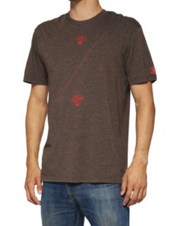 100% Men's Astra Tee Brown Heather