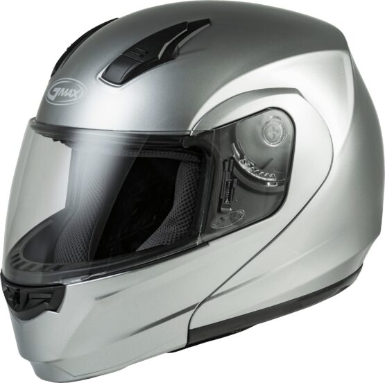 GMAX MD-04 Modular Helmet Metallic Silver 3X-Large - Image 2