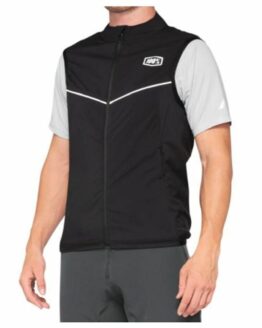 100% Men's Corridor Stretch Vest Black Large