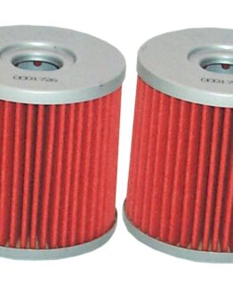 HiFloFiltro HF681 Oil Filter Replaces Hyosung 16510HN9101HAS - 2 Pack