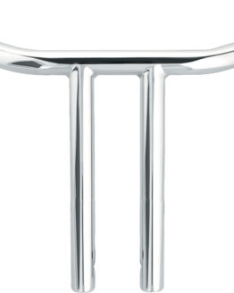 Psycho "Chubby" Drag Bar Chrome w/ 12" Straight Risers
