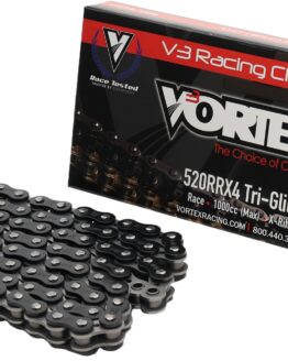 Vortex Racing V3 2.0 520RRX4-120 Road Race X-Ring Chain Black 120L