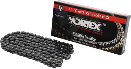 Vortex Racing V3 2.0 520RRX4-120 Road Race X-Ring Chain Black 120L