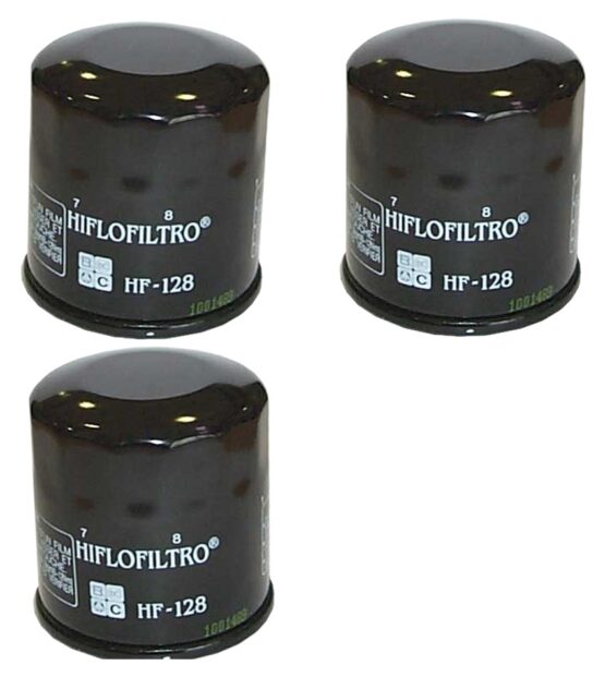HF128 Oil Filter - 3 Pack