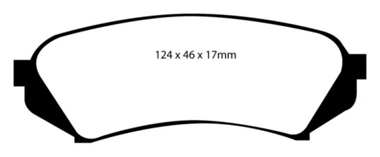 Yellowstuff Rear Brake Pads