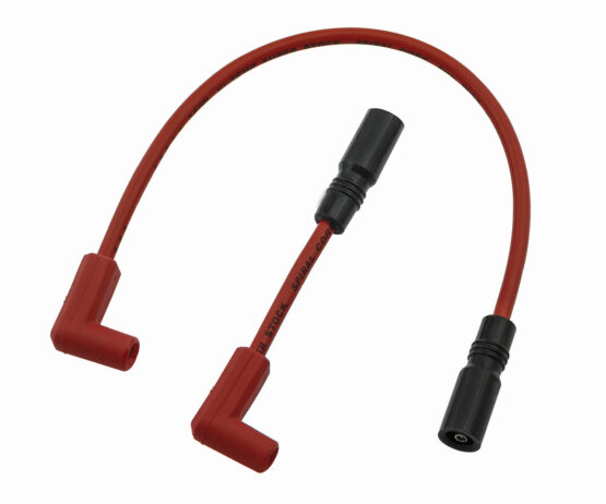 Accel 8mm Red Spark Plug Wire Set Fits 00-17 Harley-Davidson Softail