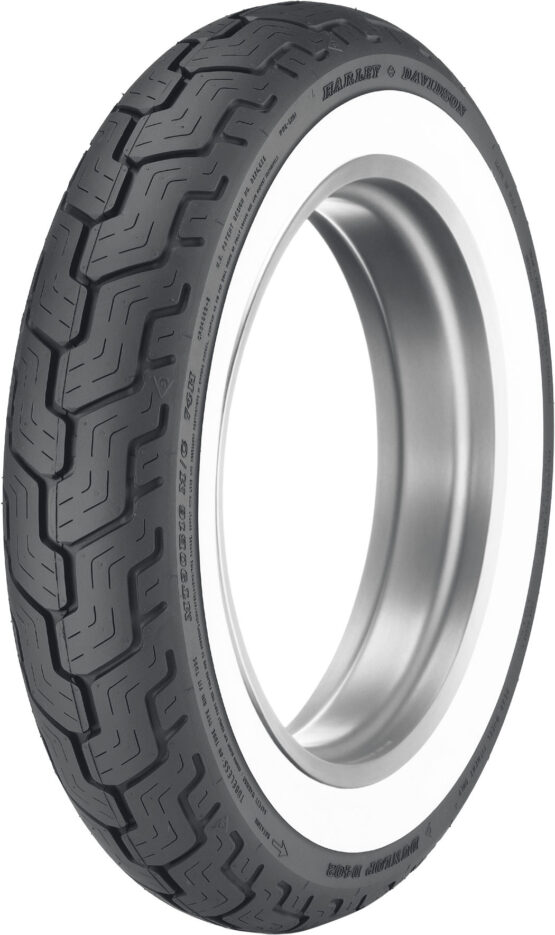 D402 Rear Tire MU85B16 77H Bias TL Wide White Wall - Image 2