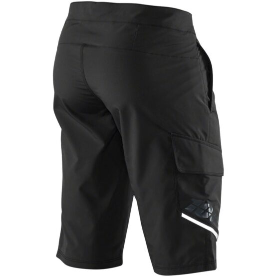 100% Ridecamp Shorts Black Youth 28 - Image 2