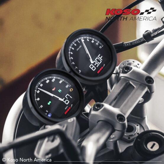 KOSO TNT-05R D60 Multifunction Tachometer and Gauge - Image 2