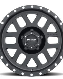 MR306 Mesh 18x9 +18mm Offset 5x150 116.5mm CB Matte Black Wheel
