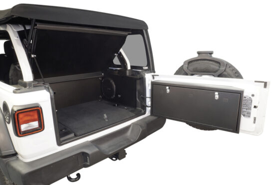 Tuffy Deluxe Cargo Enclosure for Jeep Wrangler JL 4-Door w/ Subwoofer - Image 2