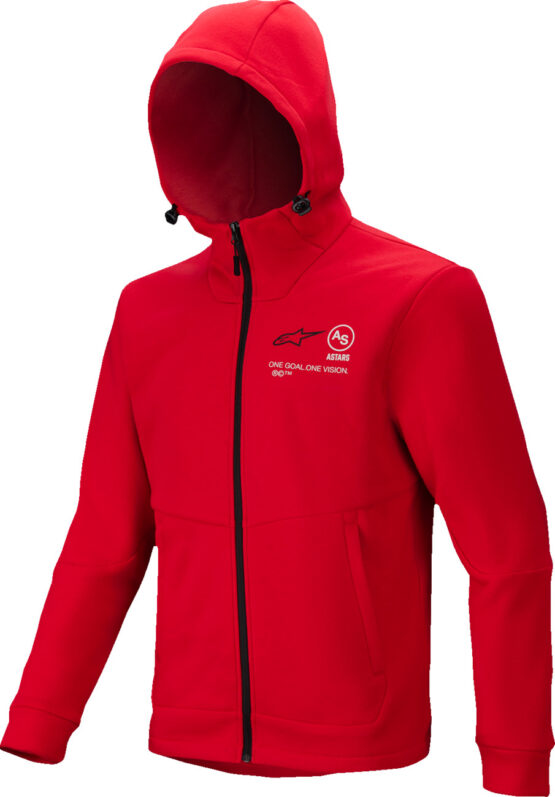 Alpinestars Racer MX Fleece Hoodie Bright Red Small