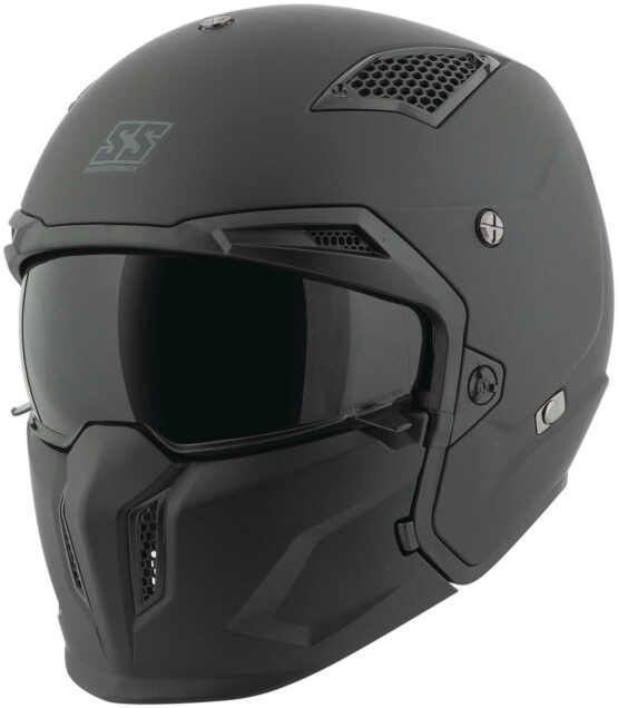 Speed and Strength SS2400 Solid Speed Helmet Black Medium