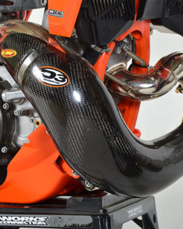 Carbon Fiber Exhaust Pipe Guard / Heat Shield