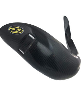 P3 Carbon Fiber Exhaust Pipe Guard Heat Shield Fits 19-22 KTM Husqvarna 250/300