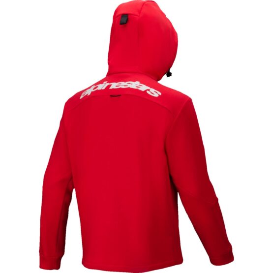 Alpinestars Racer MX Fleece Hoodie Bright Red Small - Image 2