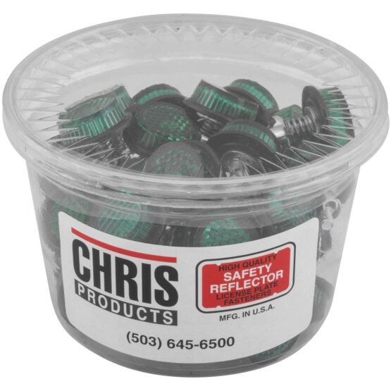 Chris Products Mini Reflectors Green 40 Pack