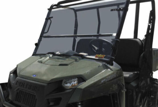 QuadBoss Folding Windshield 0.177" Fits 16-22 Kawasaki KRF800 Teryx